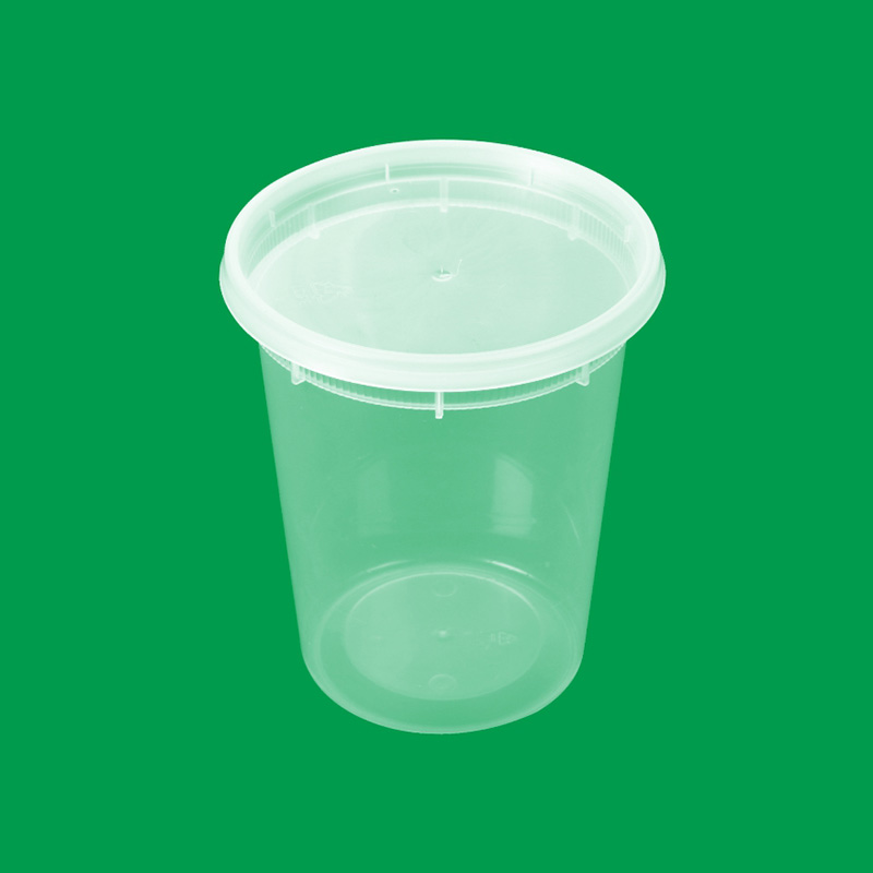Disposable Plastic Deli Cup with Lids