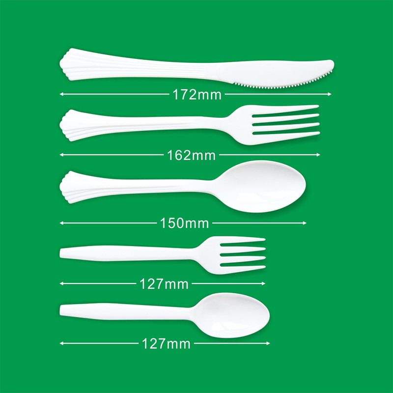 Disposable Plastic PS Dessert Cutlery Sets