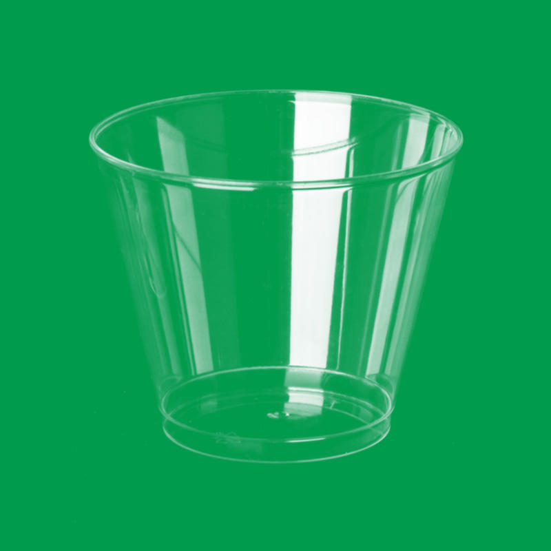 Plastic Clear PS Fluted Tumbler