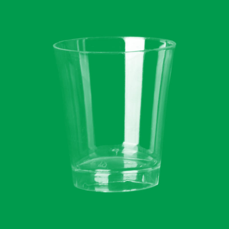 Clear Plastic PS Shot Glass Cup