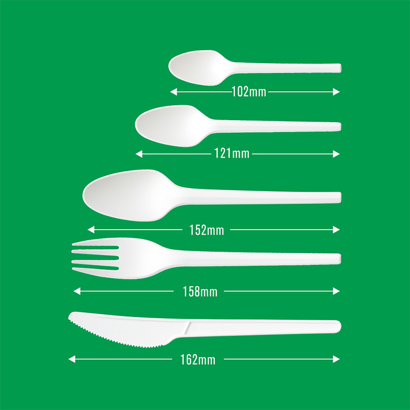 Compostable Disposable PLA Cutlery Set