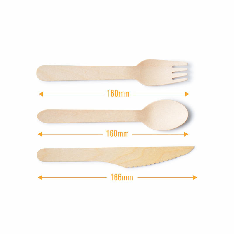 Disposable Biodegradable Birch Cutlery Set