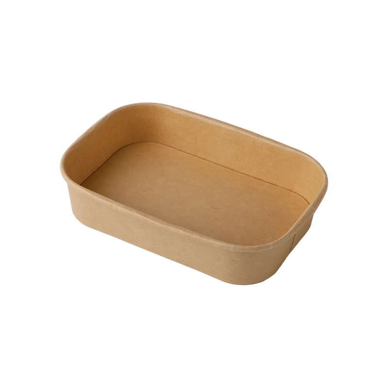 Rectangular Kraft Salad Bowl