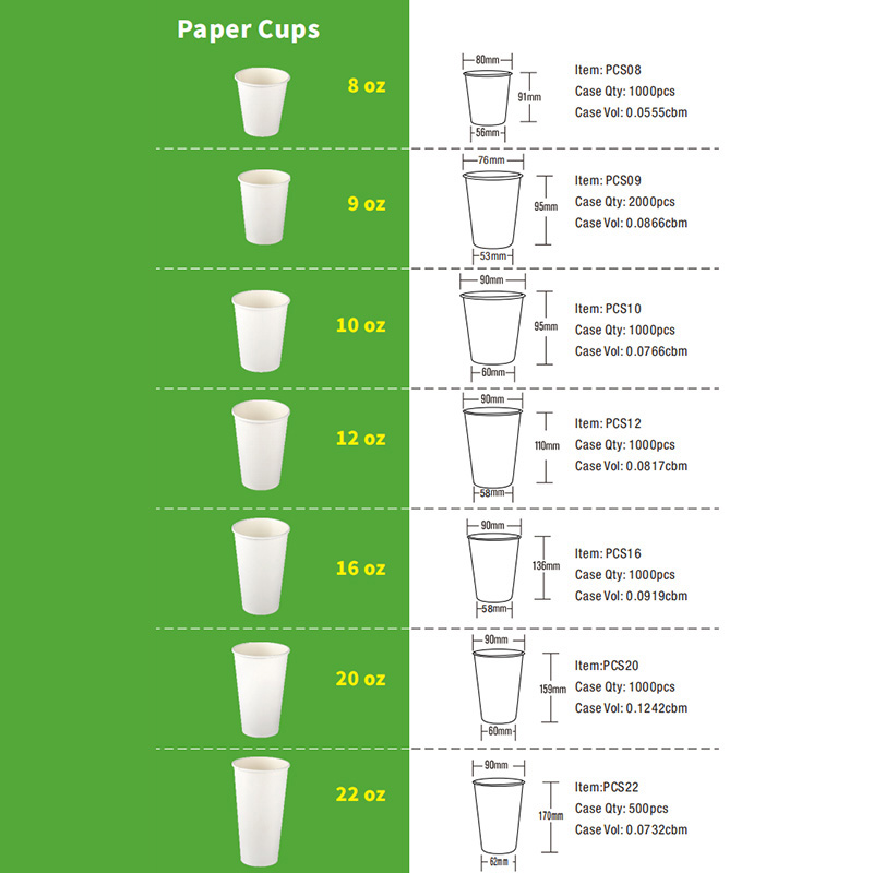 Universal Single Wall Paper Cups