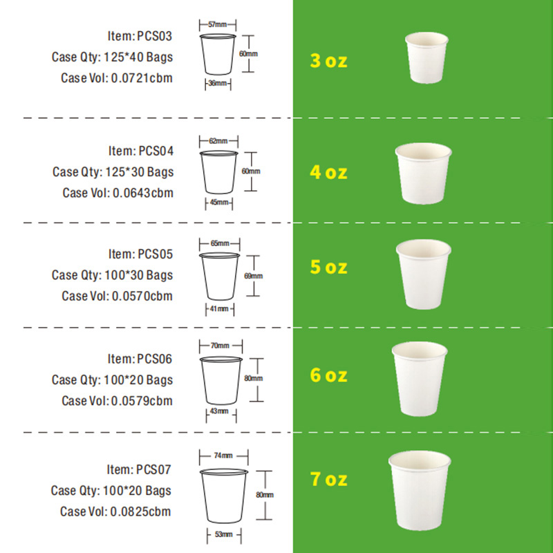 Universal Single Wall Paper Cups