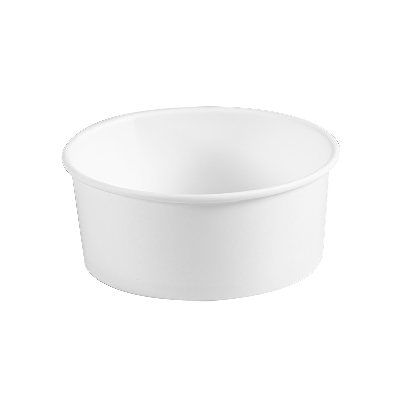 Paper White Ice Cream Cups