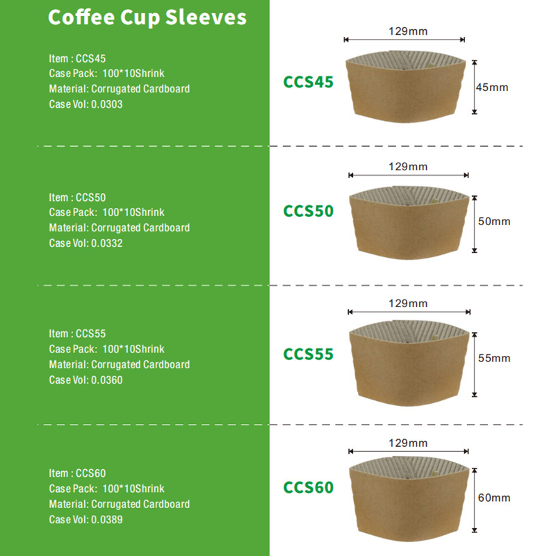 Corrugated Coffee Cup Sleeves Corrugated Coffee Cup Sleeves